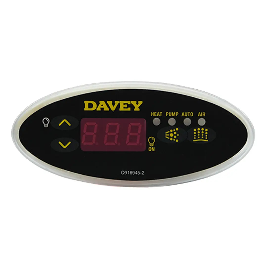 Davey/Spa-Quip SP400/500/601 Oval Touchpad and Overlay Davey/Spa-Quip SP400/500/601 Oval Touchpad and Overlay